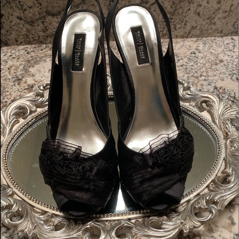 Satin evening shoes from WHBM